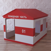 Детский игровой домик «Пожарная служба» - «globural.ru» - Нерюнгри