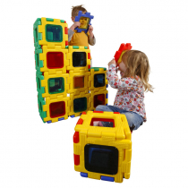 Набор Полидрон Гигант "Комплект встраиваемых цветных окон". Дополнительный набор - «globural.ru» - Нерюнгри