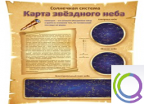 Стенд "Карта звездного неба" - «globural.ru» - Нерюнгри