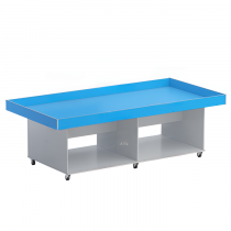 Стол для робототехники с полками (серый/синий) - «globural.ru» - Нерюнгри