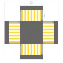 Имитация четырехстороннего перекрестка 5,5*4,5 м - «globural.ru» - Нерюнгри