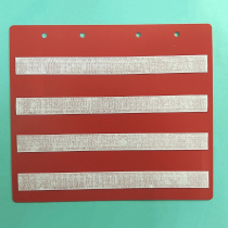 Красный лист-вкладыш в папку ПЕКС БОЛЬШАЯ  для карточек 4*4 см - «globural.ru» - Нерюнгри