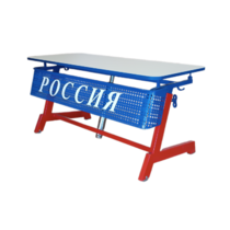 Стол ученический двухместный "Патриот-2п" на газовом лифте (р.гр. № 3-7 и наклоном столешницы ) - «globural.ru» - Нерюнгри