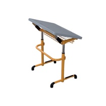 Стол ученический одноместный с механизмом многоступенчатой регулировки высоты 5-7 гр.р. - «globural.ru» - Нерюнгри