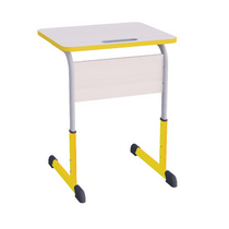 Парта одноместная Smarty Key с полиуретановой кромкой регулируемая по высоте  - «globural.ru» - Нерюнгри