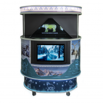 Голографическая 3D пирамида «PILLAR» - «globural.ru» - Нерюнгри