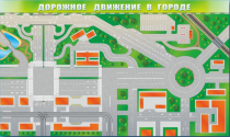 Доска магнитно-маркерная панорамная "Дорожное движение в городе" - «globural.ru» - Нерюнгри