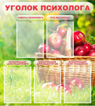 Стенд "Уголок психолога" (вариант 1) - «globural.ru» - Нерюнгри