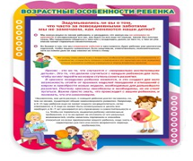 Стенд "Возрастные особенности ребенка" - «globural.ru» - Нерюнгри