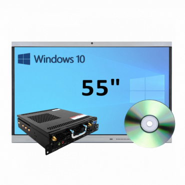 Интерактивная панель 55" (встроенный ПК, Win10) - «globural.ru» - Нерюнгри